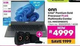 Game onn Intel Pentium Gold Processor PLUS Multimedia Combo offer