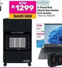 Game 3-Panel Roll About Gas Heater offer