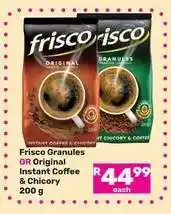Game Frisco Granules OR Original Instant Coffee & Chicory offer