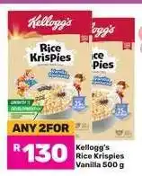 Game Kellogg's Rice Krispies Vanilla 500 g offer