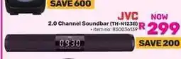 Game JVC 2.0 Channel Soundbar (TH-N123B) offer