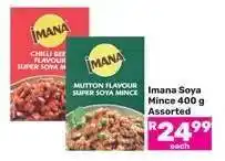 Game Imana Soya Mince 400 g Assorted offer