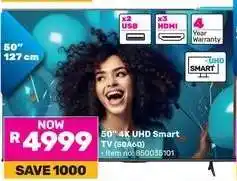 Game 50 4K UHD Smart TV (50A60) offer