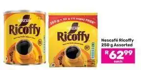 Game Nescafé Ricoffy 250 g Assorted offer