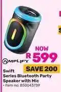 Game Amplify Swift Series Bluetooth Party Speaker with Mic offer