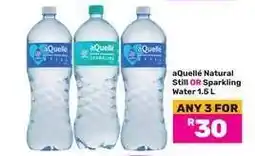 Game aQuellé Natural Still OR Sparkling Water 1.5 L offer