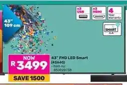 Game 43 FHD LED Smart offer