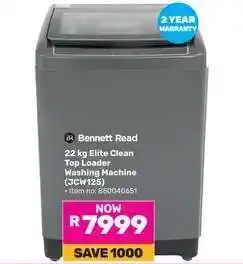 Game Bennett Read 22 kg Elite Clean Top Loader Washing Machine (JCW125) offer