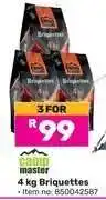 Game CAMP MASTER Briquettes offer