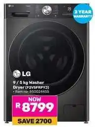 Game LG 9 / 5 kg Washer Dryer (F2V5FPRY3) offer