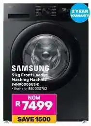 Game Samsung 9 kg Front Loader Washing Machine offer