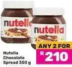 Game Nutella Chocolate Spread 350 g offer