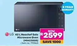 Game LG 42 L Neochef Solo Microwave Oven offer
