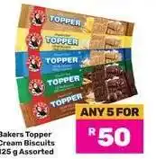 Game BAKERS TOPPER CREAM BISCUITS offer