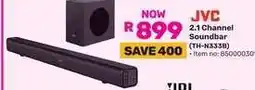 Game JVC 2.1 Channel Soundbar TH-N333B offer