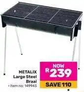 Game Metalix Large Steel Braai offer