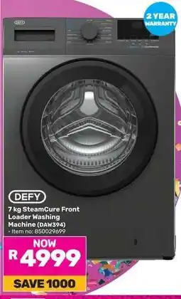 Game DEFY 7 kg SteamCure Front Loader Washing Machine (DAW394) offer