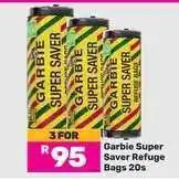 Game Garbie Super Saver Refuge Bags 20s offer