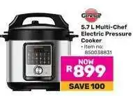 Game 5.7 L Multi-Chef Electric Pressure Cooker offer