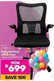 Game Ninja Mid-Back Office Chair offer