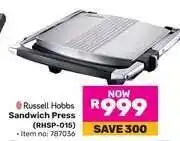 Game Russell Hobbs Sandwich Press offer
