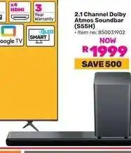 Game 2.1 Channel Dolby Atmos Soundbar (S55H) offer