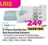 Game 5-Piece Comforter Set Assorted Colours offer