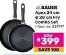 Game BAUER Apex 24 cm & 28 cm Fry Combo Set offer