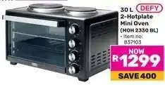 Game DEFY 2-Hotplate Mini Oven offer