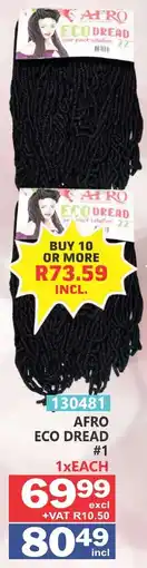 Arrow Cash And Carry Afro eco dread offer