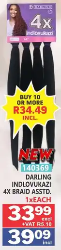 Arrow Cash And Carry Darling indlovukazi 4x braid offer
