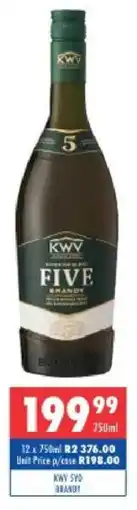 Ultra Liquors Kwv 5yo brandy offer