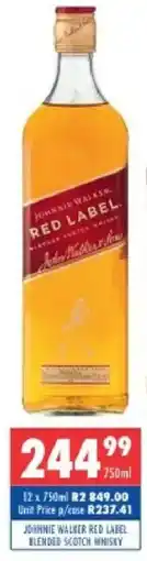 Ultra Liquors Johnnie walker red label blended scotch whisky offer