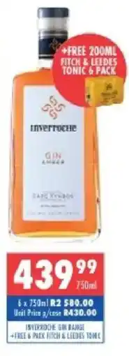 Ultra Liquors Inverroche gin range offer