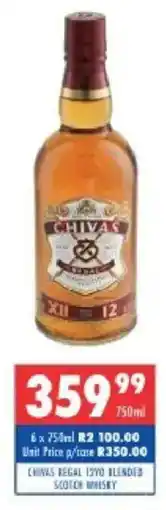 Ultra Liquors Chivas regal 12yo blended scotch whisky offer