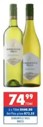 Ultra Liquors Durbanville hills whites offer