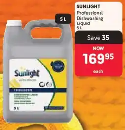 Makro Sunlight Professional Dishwashing Liquid offer