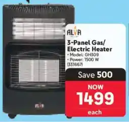Makro Alva 3-Panel Gas/ Electric Heater offer