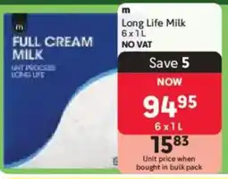Makro m Long Life Milk offer