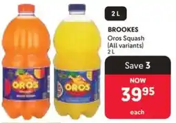 Makro Brookes Oros Squash offer
