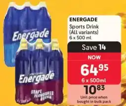 Makro Energade Sports Drink offer
