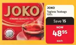 Makro Joko Tagless Teabags offer