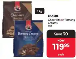 Makro Bakers Choc-kits or Romany Creams offer