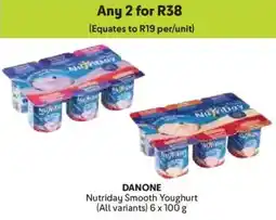 Makro Danone Nutriday Smooth Youghurt offer