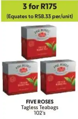 Makro Five Roses Tagless Teabags offer