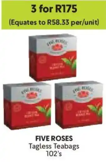 Makro Five Roses Tagless Teabags offer