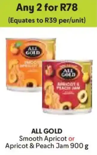 Makro All Gold Smooth Apricot or Apricot & Peach Jam offer
