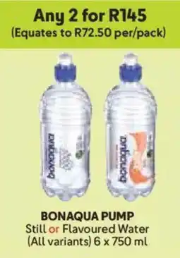 Makro Bonaqua Pump Still or Flavoured Water offer
