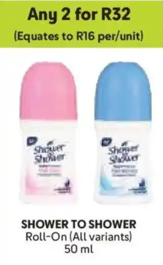 Makro Shower to Shower Roll-On offer