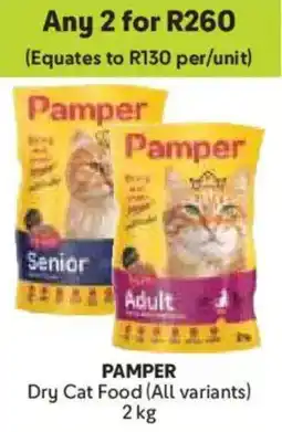 Makro Pamper Dry Cat Food offer